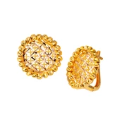 Yaşam Çiçeği Kolye & Küpeli Altın Set thumbnail 5