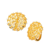 Rüzgargülü 22 Ayar Altın Küpe thumbnail 1