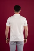 ECER REGULAR FİT POLO YAKA ARMÜRLÜ MERSERİZE KUMAŞ ERKEK T-SHİRT thumbnail 11