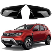 Dacia Duster 2018- Araca Özel Batman Yarasa Ayna Kapağı Pianoblack - 1