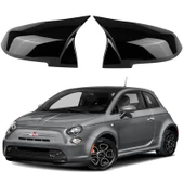 Fiat 500 2014- Araca Özel Batman Yarasa Ayna Kapağı Pianoblack - 1