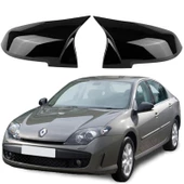 Renault Laguna 3 07-14 Araca Özel Batman Yarasa Ayna Kapağı Pianoblack - 1