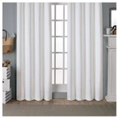 Ceylan Home Atlas Saten Beyaz Güneşlik Perde 175x250 - 1