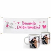 Evlilik Teklifi Kumaş Pankart -17- - 1