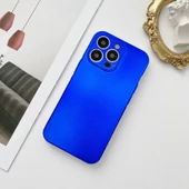 iPhone 12 Pro Metalic Renk Kamera Korumalı Silikon Kılıf - 5