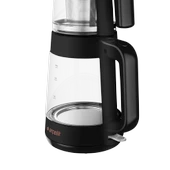 Arçelik CM 6964 S Resital Siyah 1900 W Cam Demlikli Çay Makinesi - 4