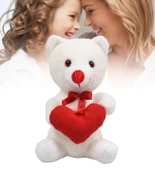 Sevdiklerinize Özel Kalp Tutan, Şirin Peluş Ayıcık - 30 cm thumbnail 5