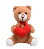Sevdiklerinize Özel Kalp Tutan, Şirin Peluş Ayıcık - 30 cm thumbnail 4