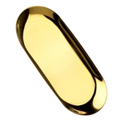 Mühür Mumu Çalışma Tepsisi Paslanmaz Çelik Oval 17,9x8,5cm thumbnail 1