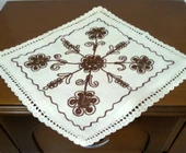 Mandaş Tekstil Dantelli El Örme Laseli Peçete (35x35) - 3