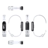 Xiaomi Mi Band 6 KRD-27 Şeffaf Renkli Transparan Silikon Kordon - 11