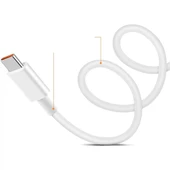 Okyanustech Xiaomi Type-C Android Turbo Hızlı Şarj Kablosu 33W 6A Redmi Note 8 9 9s 10 Pro Mi 9t 10T 11 Lite Poco mi 9 11 10 pro redmi k30 K40 Pro - 2