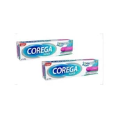 Corega Diş Protezi Yapıştırıcı Krem Tat İçermez 40 gr 2 Adet - 1