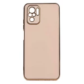 Xiaomi Redmi Note 10S Kılıf Zore Bark Kenarları Altın Renk Kılıf thumbnail 6