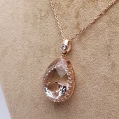 NusMond005 (Beyaz Zirkon Kolye) - 3