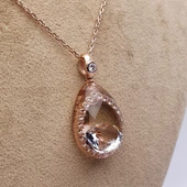 NusMond005 (Beyaz Zirkon Kolye) - 5