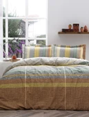 Özdilek Ranforce Tek Kişilik Nevresim Takımı-Lane Turuncu - 1