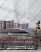 Özdilek Ranforce Tek Kişilik Nevresim Takımı-Silmus Gri - 1