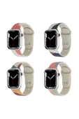 Apple Watch 44mm Silikon Rahat Renkli Soft Spor Kordon KRD-62 thumbnail 9