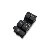 Seat Leon 3 2013-2020 Sol Ön Kapı Cam Düğme Takımı Kromlu 5G0959857G - 3