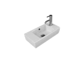 Cerastyle Turkuaz City Tezgah Üstü Lavabo 25*50 Cm (B.Delıgı Sagda) - 1