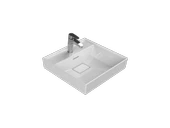 Cerastyle Turkuaz Sharp Etajerli Lavabo 48*48 Cm - 1