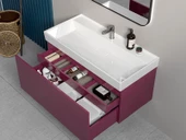 Cerastyle Turkuaz Sharp Etajerli Lavabo 80*48 Cm - 3