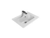 Cerastyle Turkuaz Blue Etajerli Lavabo 50*36,5 Cm - 1