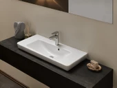 Cerastyle Turkuaz Porto Etajerli Lavabo 55*38 Cm - 3