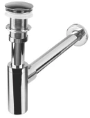 Newarc Sıfon Takımları Newart Lavabo Sıfonu Delıksız 750522 - 1