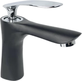 Pure Royal Siyah Krom Lavabo Armatürü Akf-107 - 2