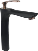 Pure Royal Siyah Bakır Tezgah Üstü Çanak Lavabo Armatürü Akf-110 - 1