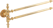 Pure Crystal / Pvd Gold İkili Havluluk Bar 60Cm Aks-1108 - 1
