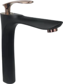 Pure Royal Siyah Bakır Tezgah Üstü Çanak Lavabo Armatürü Akf-110 - 2