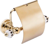 Pure Geometrik Siyah Altın / Pvd Gold Kapaklı Kağıtlık Aks-204 - 1