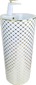 Pure Altın-Beyaz Kolon Lavabo Bb-908 - 1