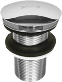 Pure Basmalı Sifon Pop-Up Krom Deliksiz C-04 - 1