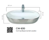 Pure Tezgah Üstü Lavabo Cw-830 - 2