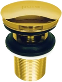 Pure Pop-Up Basmalı Sifon Üst Takım - Delikli / Altın G-01D - 2