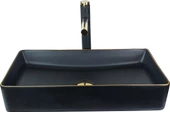 Pure Siyah Gold Tezgah Üstü Çanak Lavabo Bg-305 - 2