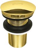 Pure Pop-Up Basmalı Sifon Üst Takım - Deliksiz / Altın G-01 - 1