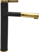 Pure Emr Siyah Gold Mutfak Evye Armatürü Emr-103 - 1