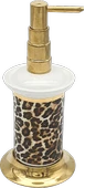 Pure Leopar Pvd Gold takım Üstü Sıvı Sabunluk Kmr-5411 - 1