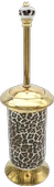 Pure Leopar Pvd Gold Klozet Fırçalık Kmr-5410 - 1
