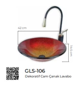 Pure Dekoratif Cam Lavabo Gls-106 - 2