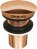 Pure Basmalı Sifon Pop-Up Bronz Deliksiz Rg-02 - 1