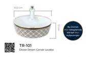 Pure Ekose Tezgah Üstü Çanak Lavabo Tr-101 - 2