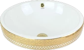 Pure Beyaz Gold Tezgah Üstü Çanak Lavabo Tr-294 - 1