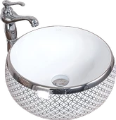 Pure Circular Platin White Tezgah Üstü Lavabo Sw-262 - 1