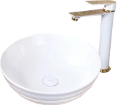 Pure Beyaz Tezgah Üstü Çanak Lavabo W-807 - 2